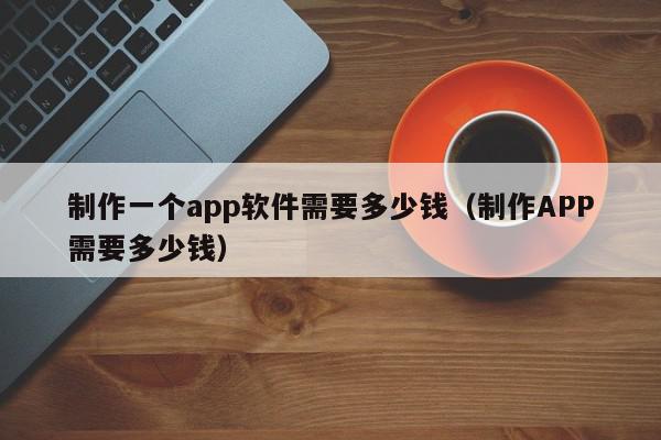 制作一个app软件需要多少钱（制作APP需要多少钱）